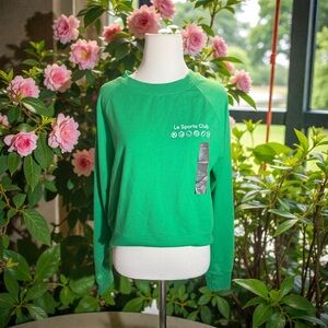 All in motion Terry crewneck Sweater XS NWT